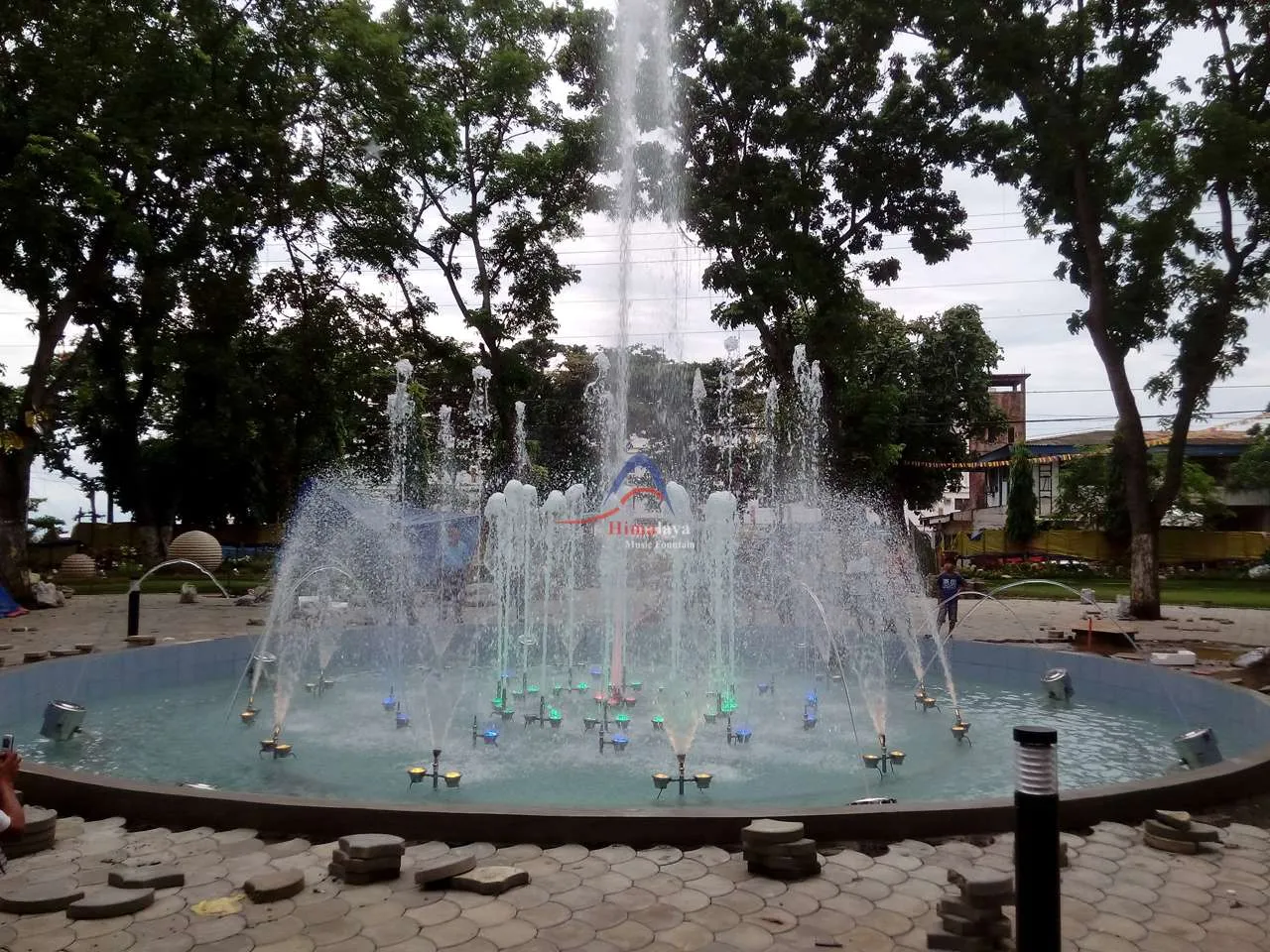 Pond Water Dancing Fountain