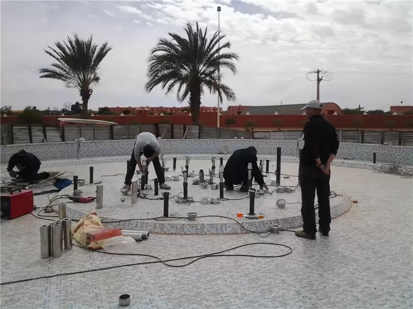 El-found City Dancing Water Fountain For Pool, Morocco2