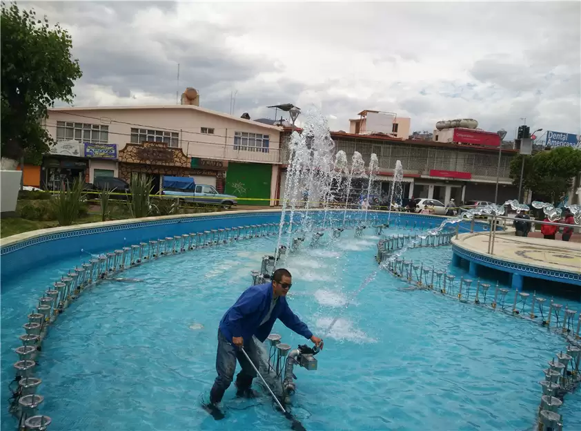 Jardin Hidalgo Ixtapaluca Music Water Fountain Project, Mexico2