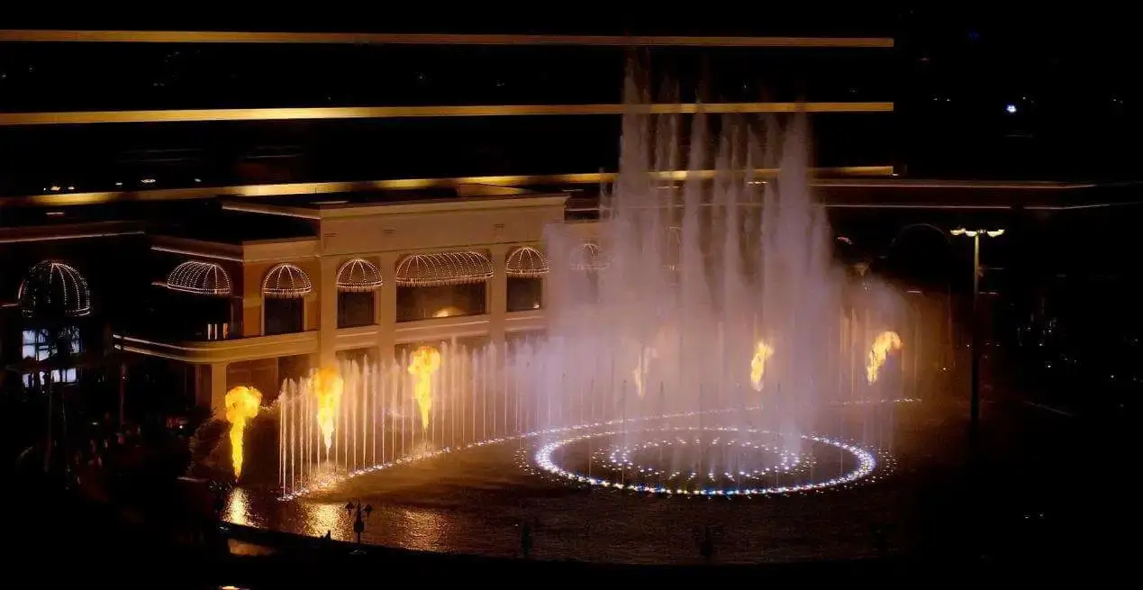 fire and water fountain