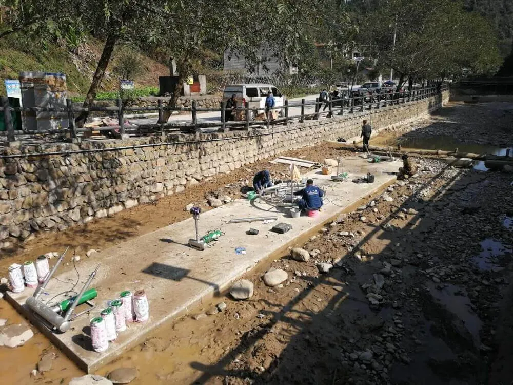 Jinzhou Resort fountain installation site