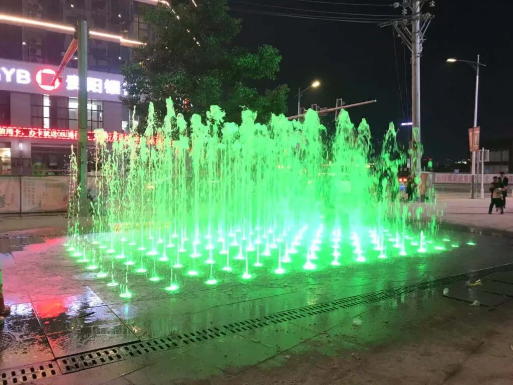 dry floor fountain