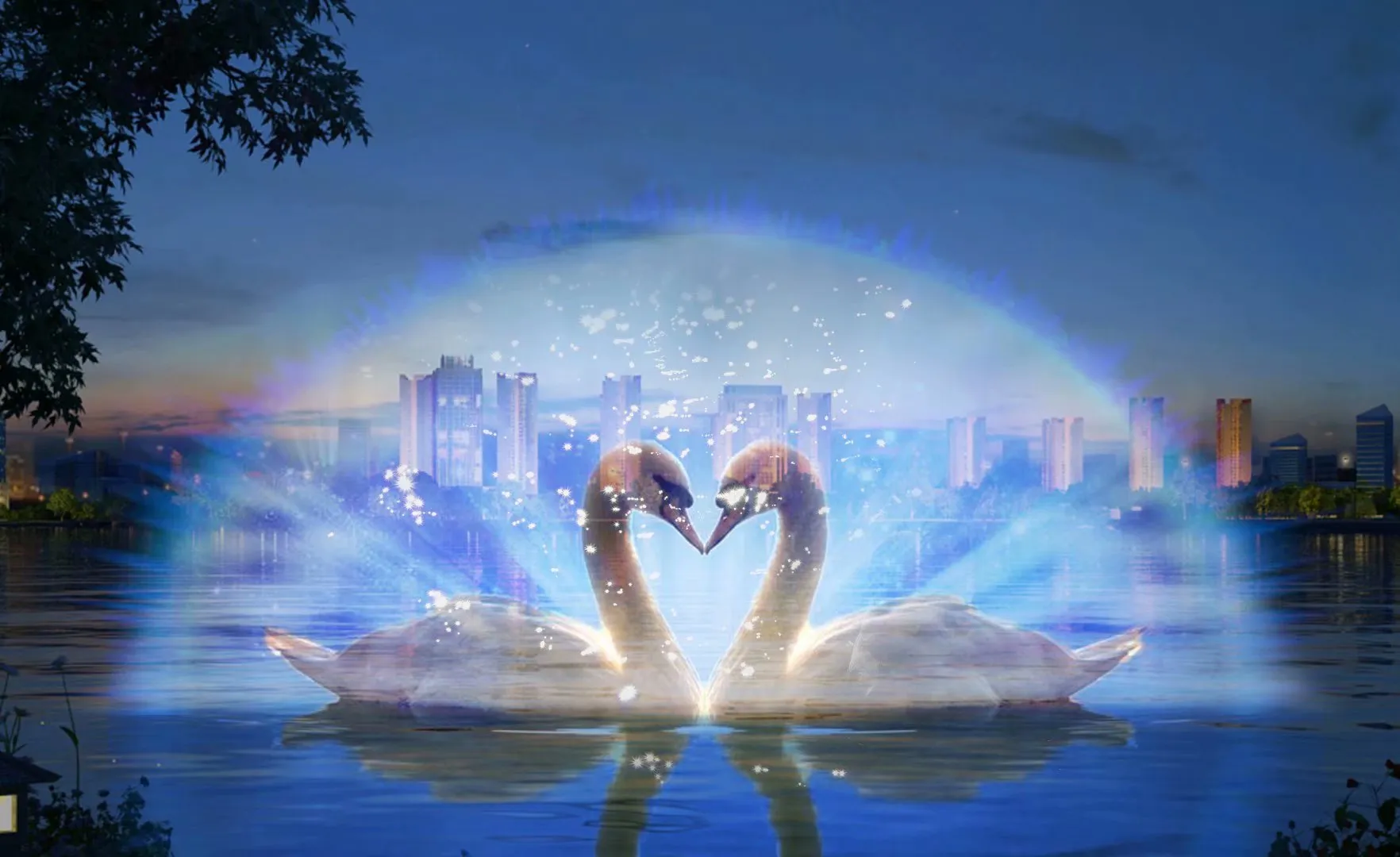 Новости 4 digital water curtain