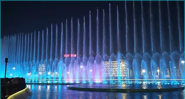 Park View City Mall Dancing Fountain in Pakistan