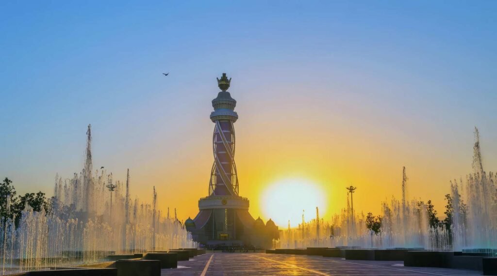 Проект строительства музыкального фонтана в Таджикистане 1 music fountain project