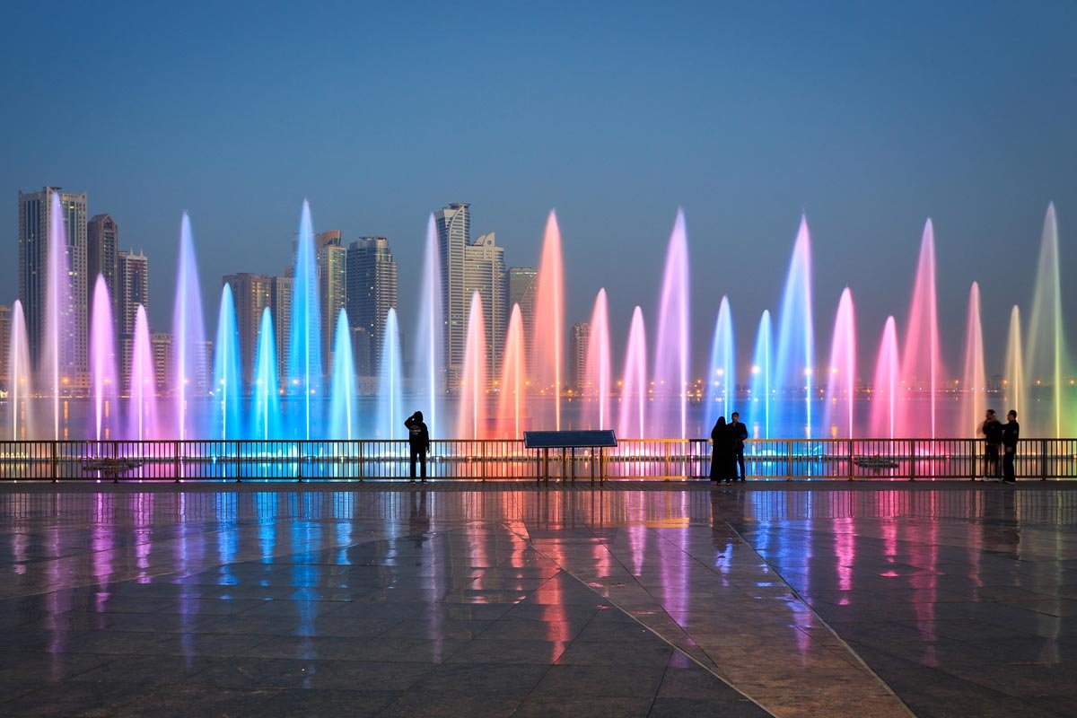 Новости 1 Musical dancing fountain in Ibirapuera Park, São Paulo