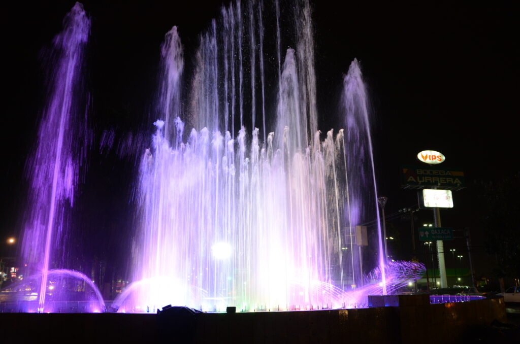 Mexico dancing fountains