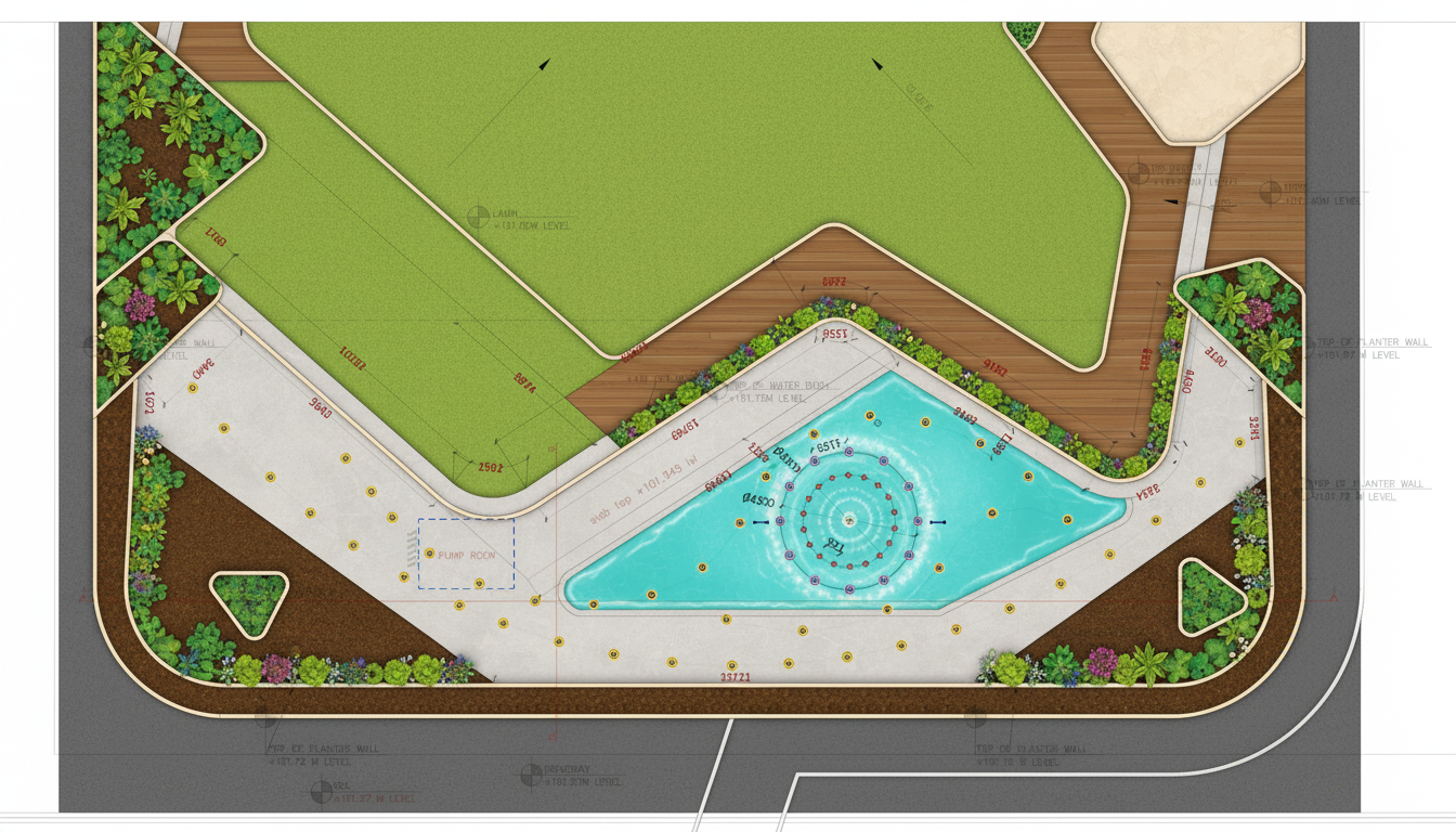 Новости 3 Design rendering of the 30th musical fountain project in India by Himalaya